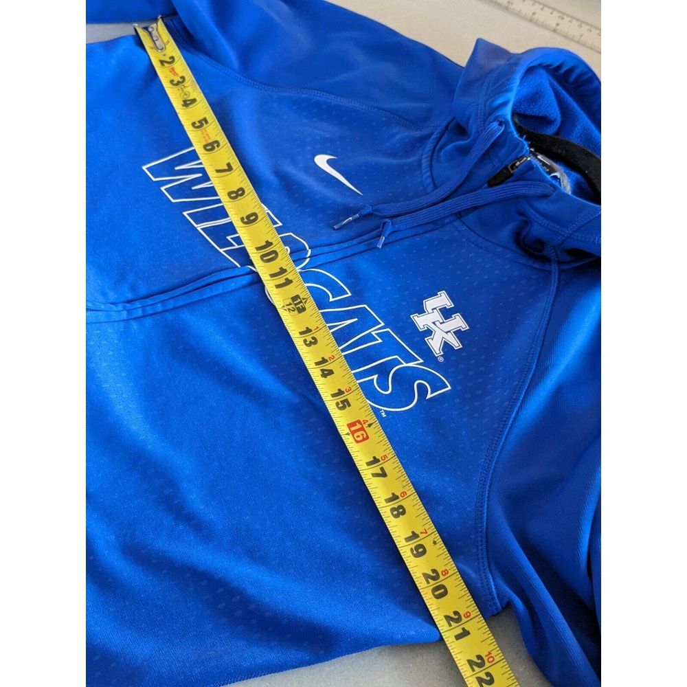 Nike Therma-Fit University of Kentucky UK Wildcats Hooded Full Zip Jacket Blue L - Picture 6 of 7